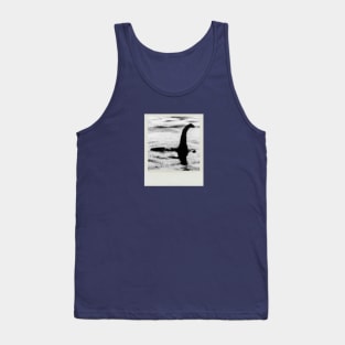 Loch Ness Monster on Instant Film Tank Top